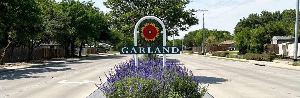 Foundation Repair Garland TX image of welcome sign